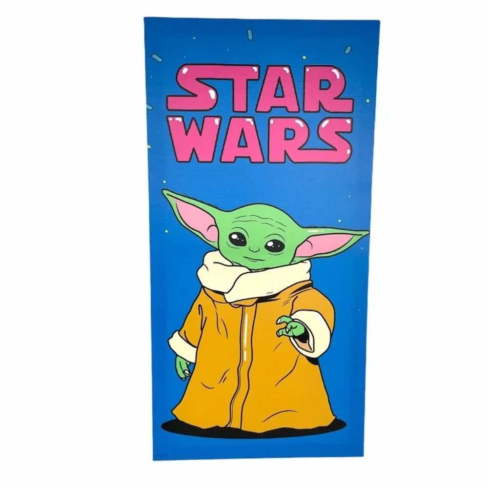 Star Wars Baby Yoda Picture, 12.75x23.5 Inches